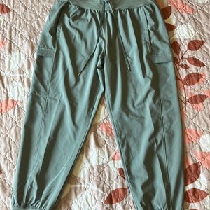 Topaz green colored cargo pants!!💚 from CALIA:)
